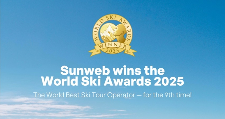 Sunweb wins “World’s ski tour operator” for the ninth time