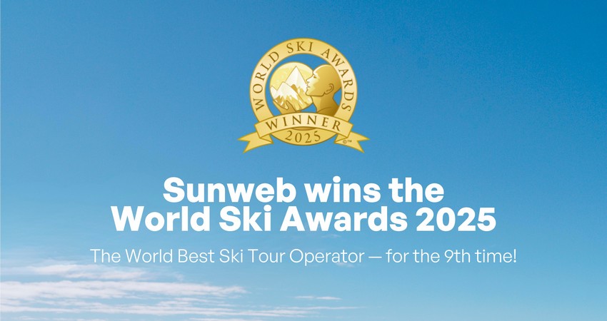 Sunweb wins “World’s ski tour operator” for the ninth time